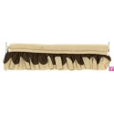 64248 VIVO PETALO FRUNCIDO SUNSET POLIESTER 50%-ALGODON 50% CAMEL/MARRON Venta en piezas de 25.00 M