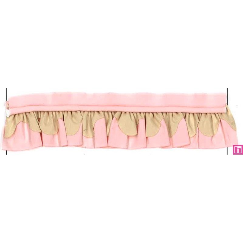 64251 VIVO PETALO FRUNCIDO SUNSET POLIESTER 50%-ALGODON 50% ROSA/CAMEL Venta en piezas de 25.00 M