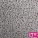 64393 TEJIDO ESTAMPADO SESAMO (09) 150 CM. 145 GR/M2. ALGODON 100% NATURAL/GRANATE Venta en piezas de 10.00 M