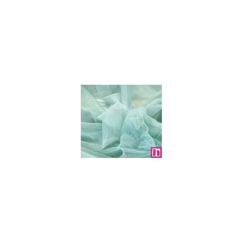 64721 MELINA TUL LISO (06) 1.50 M. POLIESTER 100% MENTA Venta en piezas de 10.00 M