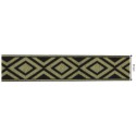 655375-100 CINTA JACQUARD RAYAN 33 MM. POLIESTER 100% NEGRO/DORADO Venta en piezas de 7.00 M