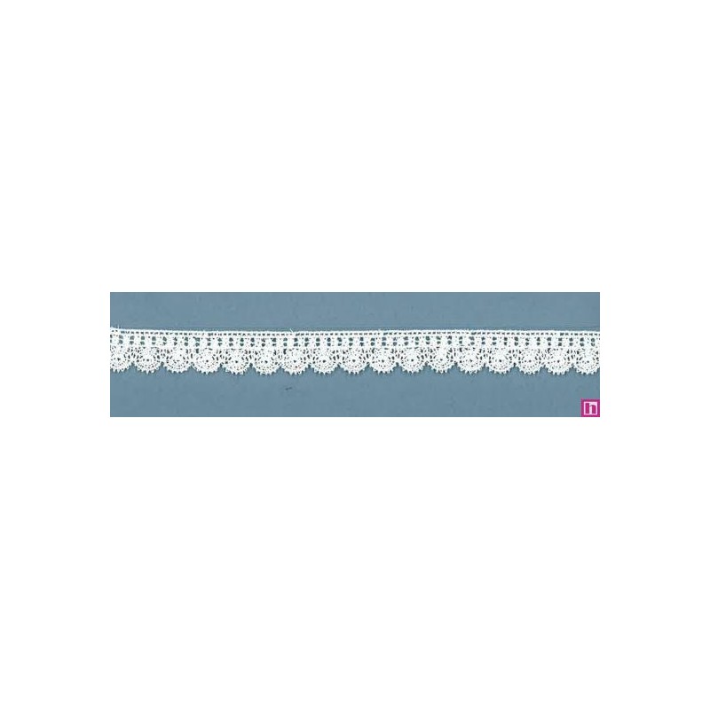 66429 PUNTILLA GUIPUR SIRENA 15 MM. POLIESTER 100% BLANCO Venta en piezas de 13.80 M