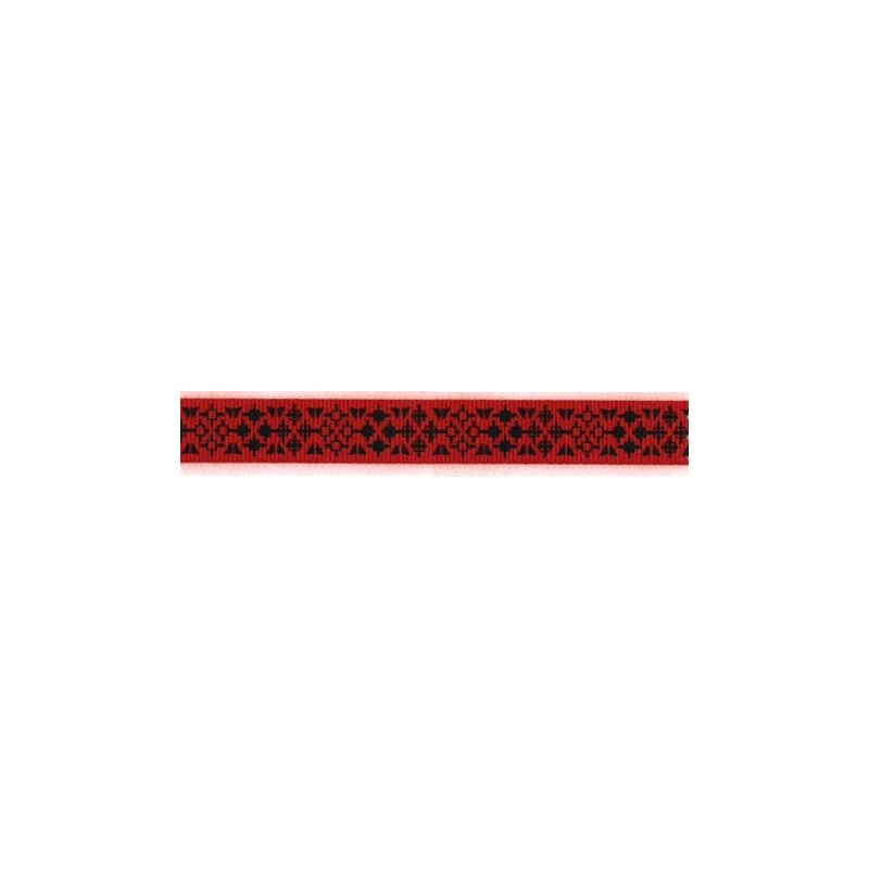 6665-15-3 CINTA ESTAMPADA 15 MM. POLIESTER 100% ROJO Venta en piezas de 20.00 M