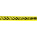6665-24-271 CINTA ESTAMPADA 24 MM. POLIESTER 100% AMARILLO Venta en piezas de 20.00 M