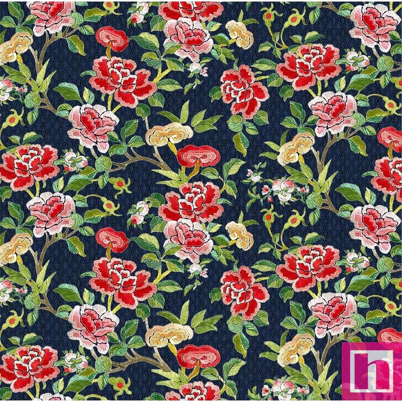 66945 PATCH. AMERICANO SILK ROAD (01) 110 CM. ALGODON 100% MARINO Venta en piezas de 7.00 M