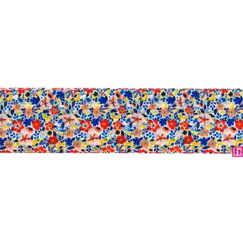 6696-48-2 CINTA ESTAMPADA DOBLE CARA 48 MM. POLIESTER 100% - 2 ROJO Venta en piezas de 20.00 M