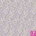 67007 PATCH. AMERICANO BLOSSOM BLISS (03) 110 CM. ALGODON 100% BLANCO/LILA Venta en piezas de 7.00 M