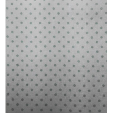 67772 POPELIN ESTAMPADO NATHAN (01) 1.47 M. 160 GR/M2. POLIESTER 100% BLANCO/MENTA Venta en piezas de 6.00 M
