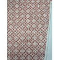 68028 TEJIDO ESTAMPADO SESAMO (91) 150 CM. 145 GR/M2. ALGODON 100% NATURAL/TEJA Venta en piezas de 10.00 M