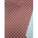 68030 TEJIDO ESTAMPADO SESAMO (93) 150 CM. 145 GR/M2. ALGODON 100% TEJA/NATURAL Venta en piezas de 10.00 M