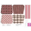 68141 TOTE BAGS RAYAS - REVERSIBLE Y REPELENTE AL AGUA (32) 45X50 CMS. POLIESTER 100% ROSA Venta en piezas de 1.00 U