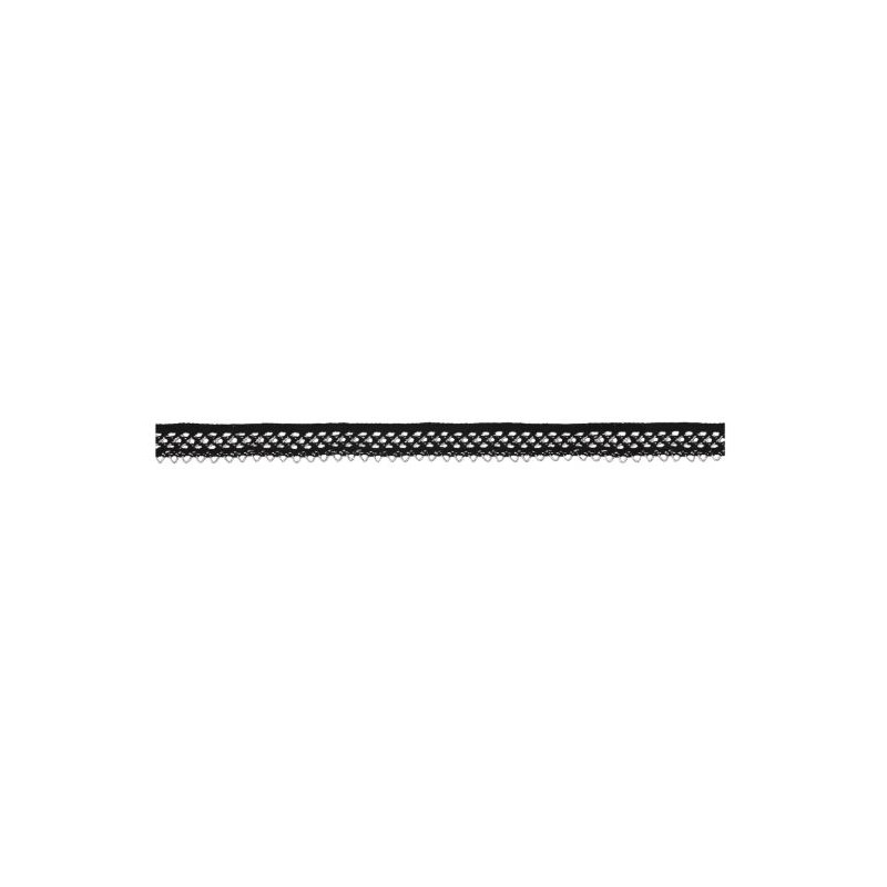 713019-2101 REMATE FANTASIA MEERA 10 MM. RAYON+METALLIC NEGRO/PLATA Venta en piezas de 20.00 M