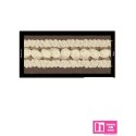 887001-0003 HANNA GALON TUL BORDADO 60 MM. POLIESTER 100% MARFIL Venta en piezas de 13.70 M