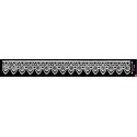 908251-0001 GALON GUIPUR FANTASIA AICHA 17 MM. POLIESTER + POLIETILENO BLANCO Venta en piezas de 13.70 M