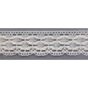 9330-000 PUNTILLA BOLILLO DAIKON 40 MM. ALGODON 100% BLANCO Venta en piezas de 25.00 M
