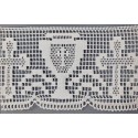 9331-000 PUNTILLA BOLILLO BOZZ 130 MM. ALGODON 100% BLANCO Venta en piezas de 25.00 M