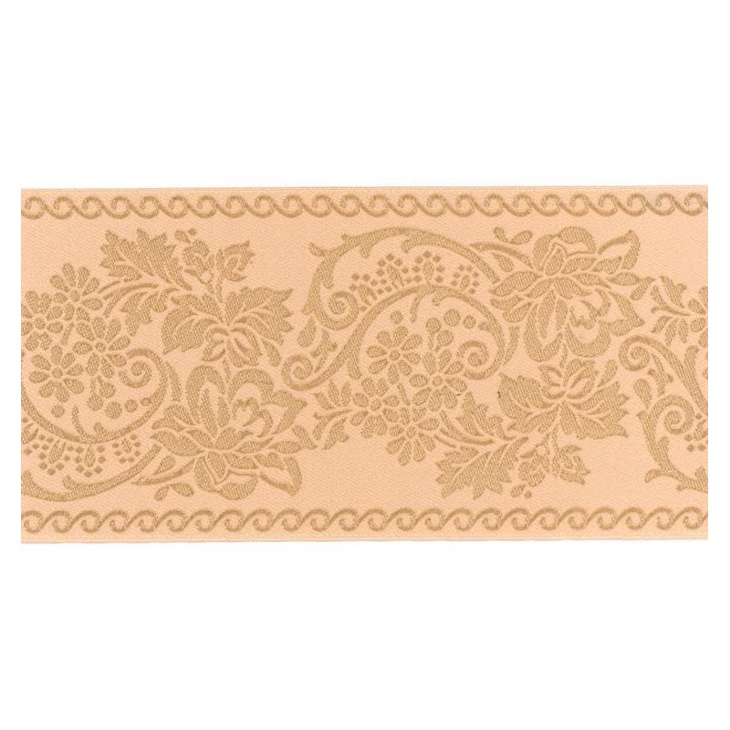 9356-100-6 TAPACOSTURAS JACQUARD 100 MM. POLIESTER 100% PIEL Venta en piezas de 12.50 M