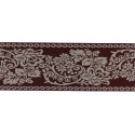 9356-50-1 TAPACOSTURAS JACQUARD 50 MM. POLIESTER 100% GRANATE Venta en piezas de 25.00 M