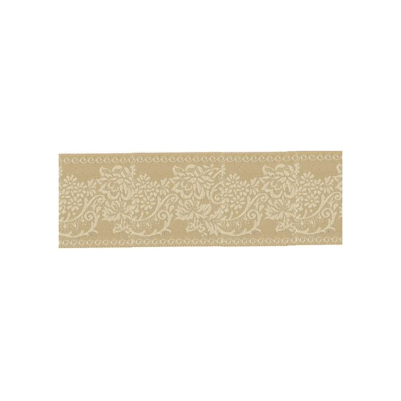 9356-50-7 TAPACOSTURAS JACQUARD 50 MM. POLIESTER 100% MOKA Venta en piezas de 25.00 M