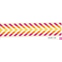 9555-30-1 CINTA JACQUARD 30 MM DANETTE ALGODON 100% NATURAL/AMARILLO Venta en piezas de 25.00 M