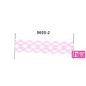 9605-2 PUNTILLA BOLILLO ORAZIO 20 MM. POLIESTER 100% BLANCO/ROSA Venta en piezas de 25.00 M