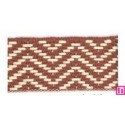 9637-30-245 CINTA JACQUARD 30 MM ADAN ACRILICO 50%-ALGODON 45%-PA. 5% ARCILLA Venta en piezas de 12.50 M