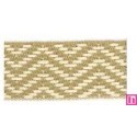 9637-40-190 CINTA JACQUARD 40 MM ADAN ACRILICO 50%-ALGODON 45%-PA. 5% CAMEL Venta en piezas de 12.50 M