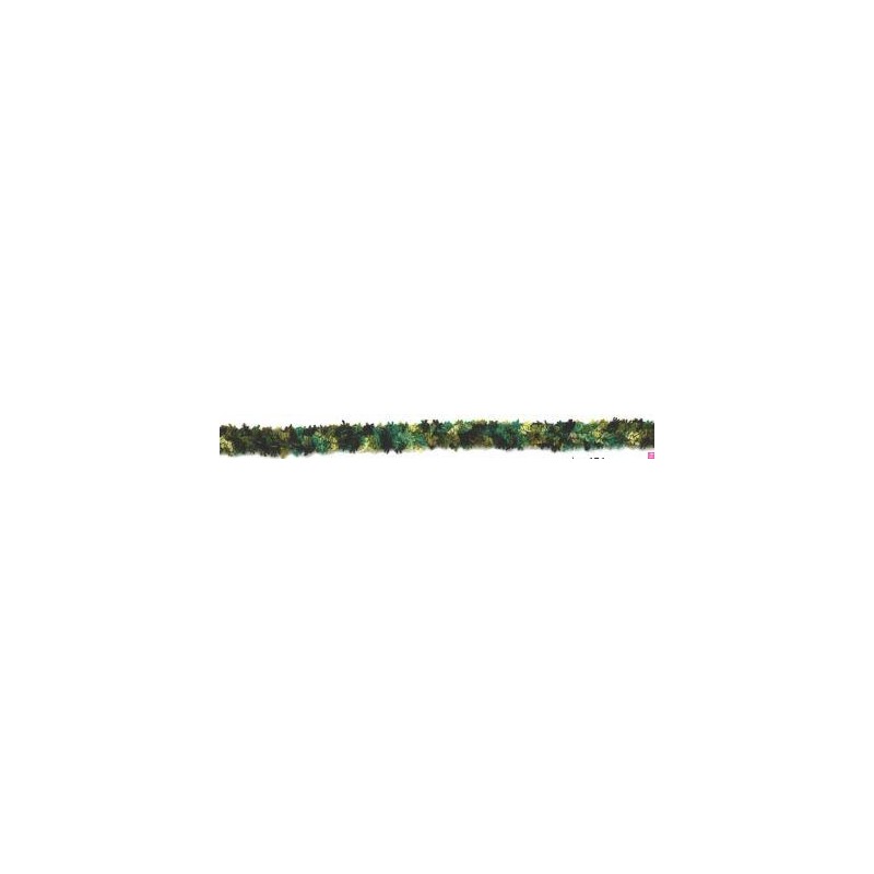 9648-174 GALON FANTASIA MENELIK 10 MM. POLIESTER RECICLADO 97%-POLIESTER 3% VERDE Venta en piezas de 12.50 M