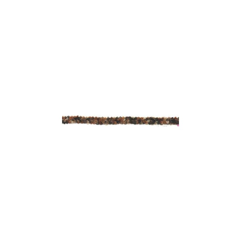 9648-190 GALON FANTASIA MENELIK 10 MM. POLIESTER RECICLADO 97%-POLIESTER 3% MARRON Venta en piezas de 12.50 M