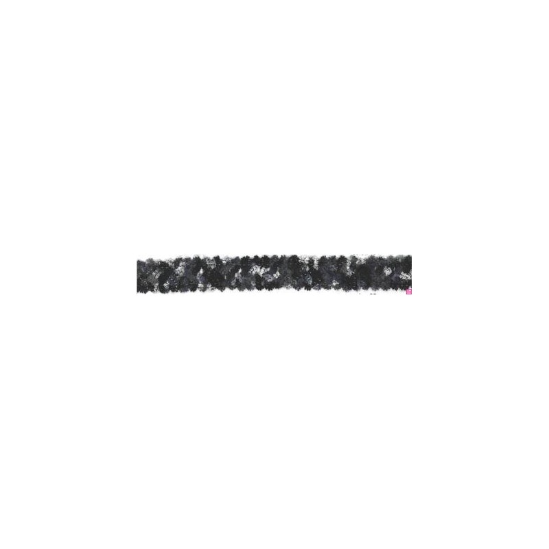 9649-92 GALON FANTASIA MENELIK 20 MM. POLIESTER RECICLADO 97%-POLIESTER 3% NEGRO Venta en piezas de 12.50 M