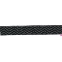9656-30-9296 CINTA JACQUARD LIMBER 30 MM. ACRILICO 95%-ALGODON 3%-PA 2% NEGRO Venta en piezas de 12.50 M