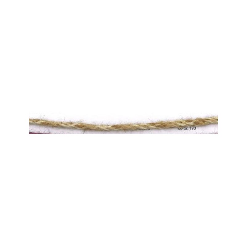 9700-5-190 CORDON FANTASIA VILMARK 5 MM. YUTE 90%-ALGODON 10% BEIG Venta en piezas de 25.00 M
