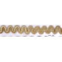 9701-20-190 GALON FANTASIA VILMARK 20 MM. YUTE 95%-ACRILICO 5% BEIG Venta en piezas de 12.50 M
