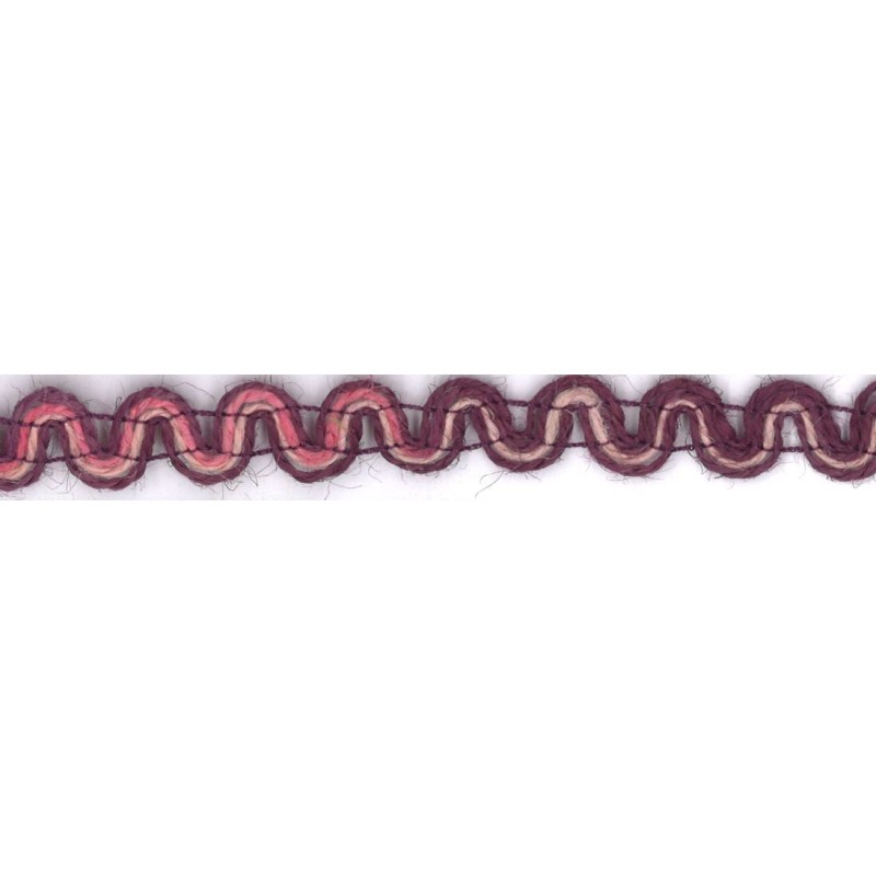 9701-20-743 GALON FANTASIA VILMARK 20 MM. YUTE 95%-ACRILICO 5% ROSA Venta en piezas de 12.50 M