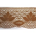 9708-27 PUNTILLA BOLILLO CHARO 75 MM. ALGODON 100% MIEL Venta en piezas de 25.00 M