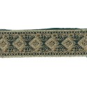 981125-0015 LAME GALON FANTASIA 45 MM. POLIESTER 100% VERDE/DORADO Venta en piezas de 9.10 M