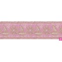 981254-0055 GALON FANTASIA ADONIS 45 MM. POLIESTER+PET ROSA/DORADO Venta en piezas de 9.30 M