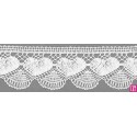 9813-0 PUNTILLA BOLILLO KALOLA 45 MM. ALGODON 100% BLANCO Venta en piezas de 25.00 M