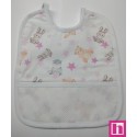 983488-000 BABERO ESTAMPADO+PANAMA MARINA 24X30 POLIESTER 60%-ALGODON 40% ROSA/VIVO BLANCO Venta en piezas de 3.00 U