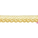 9910-95 PUNTILLA BOLILLO 27 MM WAILANI METALOPLASTICO 100% ORO Venta en piezas de 25.00 M