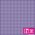 P0017-MAS610-VB PATCH. AMERICANO BEAUTIFUL BASICS-CLASSIC CHECK (79) 110 CM. ALGODON 100% MORADO/BLANCO Venta en piezas de 7.00