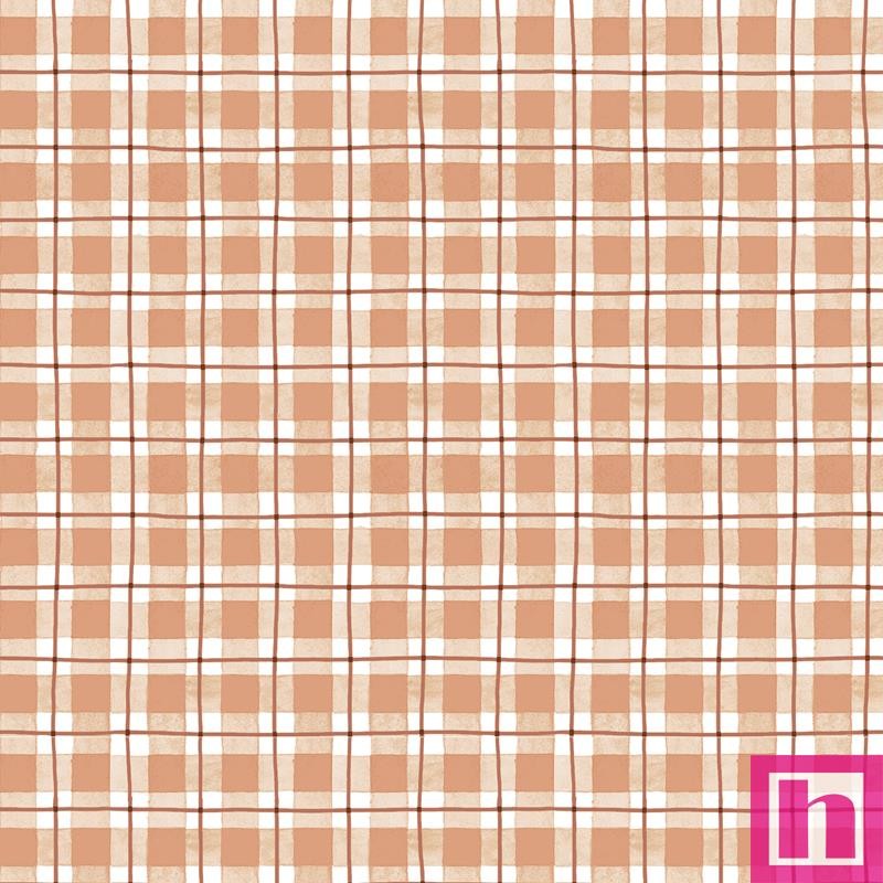 P121-BOUN5885-O PATCH. AMERICANO BOUNTIFUL (19) 110 CM. ALGODON 100% CALABAZA/CREMA Venta en piezas de 7.00 M