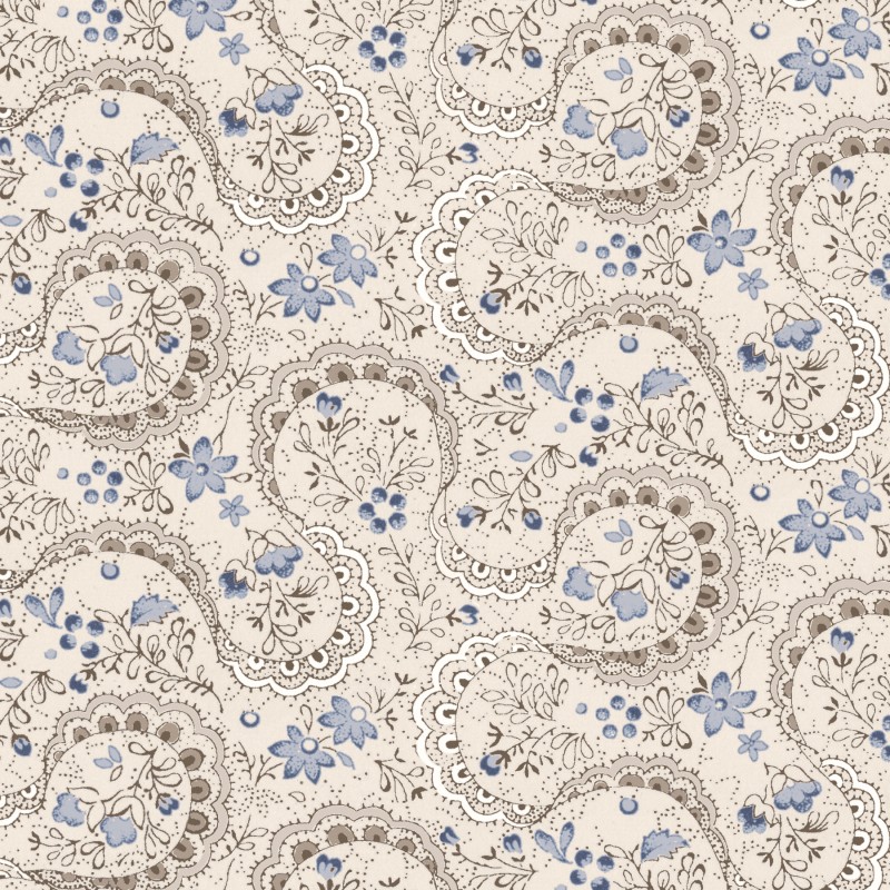 P121-ISAB6409NE PATCH. AMERICANO ISABELLA (01) 110 CM. ALGODON 100% CREMA Venta en piezas de 7.00 M