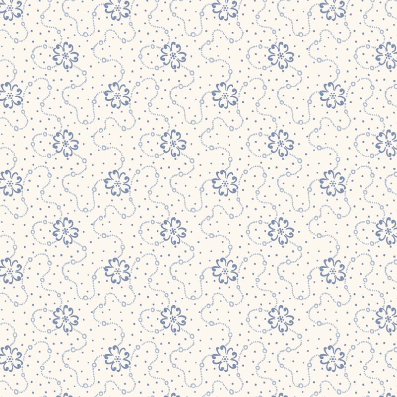 P121-ISAB6413EB PATCH. AMERICANO ISABELLA (07) 110 CM. ALGODON 100% CREMA/AZUL Venta en piezas de 7.00 M