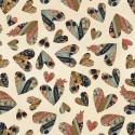 P121-NOVE6396E PATCH. AMERICANO NOVELLA (06) 110 CM. ALGODON 100% BEIG/MULTI Venta en piezas de 7.00 M