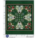 P121-NWHI6269PA PATCH. AMERICANO NUTCRACKER WHIMSY (02) PANEL 90X110 CM. ALGODON 100% VERDE Venta en piezas de 7.00 M