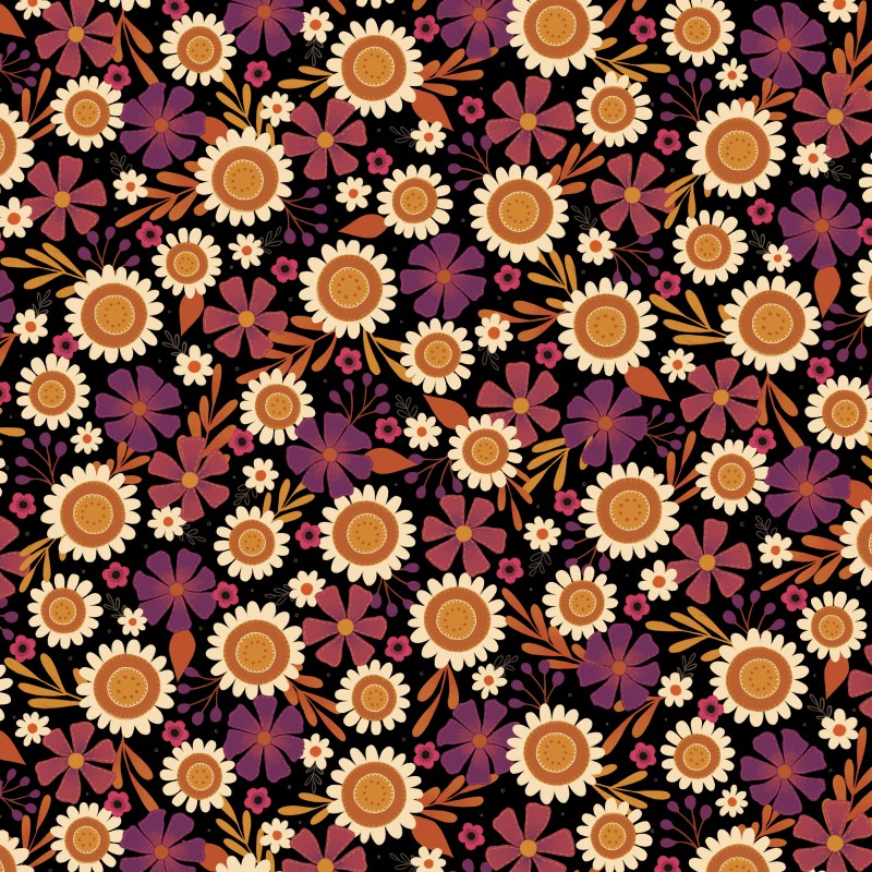 P121-SSEA6354K PATCH. AMERICANO SEWING SEASON (07) 110 CM. ALGODON 100% NEGRO Venta en piezas de 7.00 M