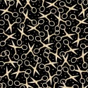 P121-SSEA6358K PATCH. AMERICANO SEWING SEASON (11) 110 CM. ALGODON 100% NEGRO Venta en piezas de 7.00 M