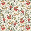 P121-TTSE6172E PATCH. AMERICANO TIS THE SEASON (01) 110 CM. ALGODON 100% CREMA/MULTI Venta en piezas de 7.00 M