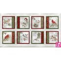 P121-WISO6229PA PATCH. AMERICANO WINTER SONG (03) PANEL 60X110 CM. ALGODON 100% NIEVE/MULTI Venta en piezas de 7.00 M